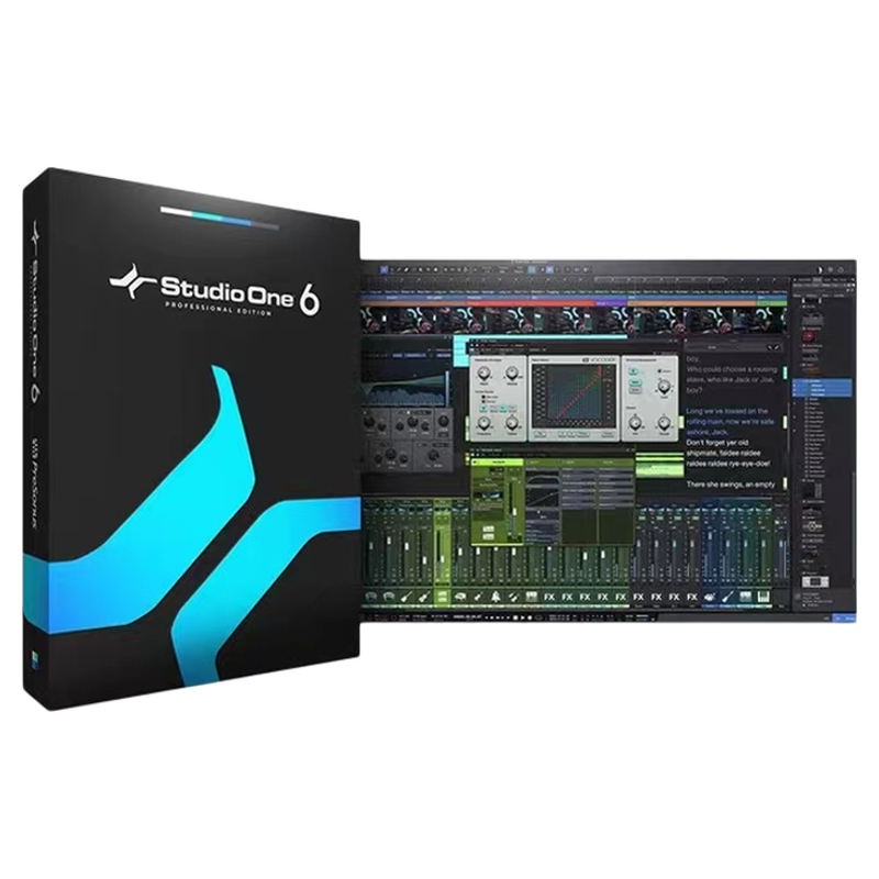 中文编曲混音宿主直播机架唱歌修音Studioone6声卡调试精调专业