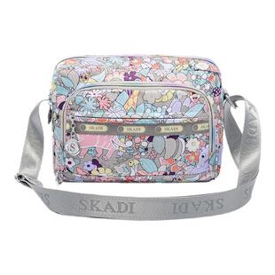 2025年新款轻便帆布斜挎包简约百搭尼龙布包女士实用型妈妈包女式