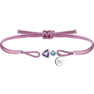 EMPHASIS艾斐诗「形」系列18K金紫晶托帕石手链女手绳91301B