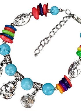 民族风招财猫福袋手链