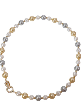 XMR欧美多彩S家珍珠项链