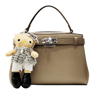 cocoarlene包包正品新款软皮凯莉包时尚百搭洋气慵懒风手提斜挎包