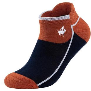 嘉德利保罗polo男袜子纯棉短袜加绒加厚毛巾袜船袜毛圈彩色运动袜
