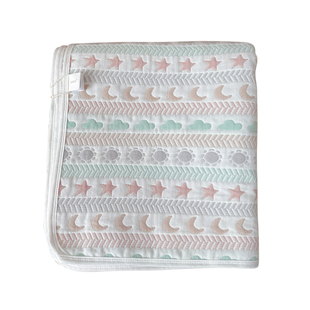 爱予宝贝正品全棉密织提花软席婴儿童夏季床盖亲子床单纯棉软凉席