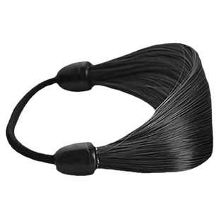 气质真发发圈扎马尾隐形假发头绳皮筋女扎头简约发绳绑头发头饰