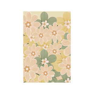 小清新花卉入户门地垫竖版pvc可擦洗耐脏进门地毯可裁剪门口脚垫