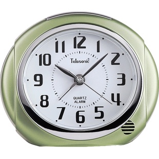 TELESONIC/天王星创意静音闹钟现代时尚简约卧室电子钟学生床头钟