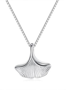 s925银项链女小清新森系文艺