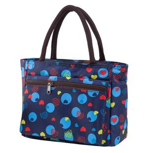 手提女包牛津帆布妈咪便当包花布包手拎饭盒袋妈妈布包加厚防水