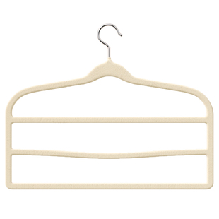 多层植绒衣架整理师专用防滑无痕挂裤子衣服家用加厚挂衣裤架裤夹