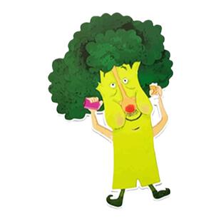 西兰花先生的理发店绘本毛毡玩具围裙剧道具故事表演英语教学教具