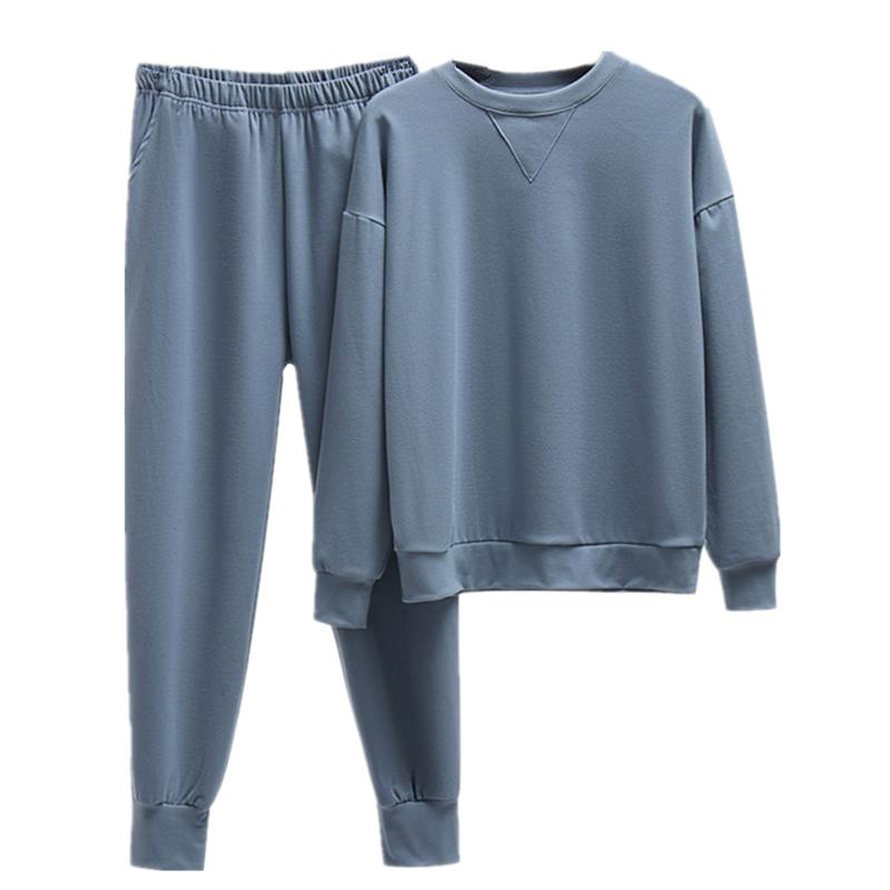 男女德绒舒适保暖家居服套装秋冬