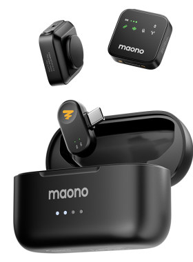 maono闪克T1plus无线麦克风领夹式收音麦器主播手机直播专用设备