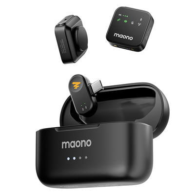 maono闪克T1plus无线麦克风领夹式收音麦器主播手机直播专用设备