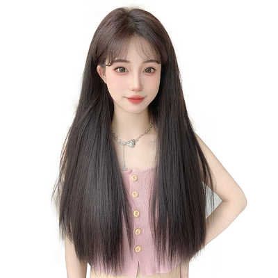 简兮小片式单夹长直发增发假发片