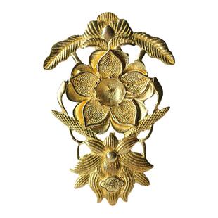 黄铜铸铜火凤凰莲花花藤发冠底座（不带钗）壹琴竖琴DIY配件材料