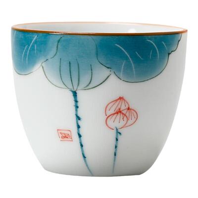 铭艺多瓷手绘釉下彩主人杯陶瓷