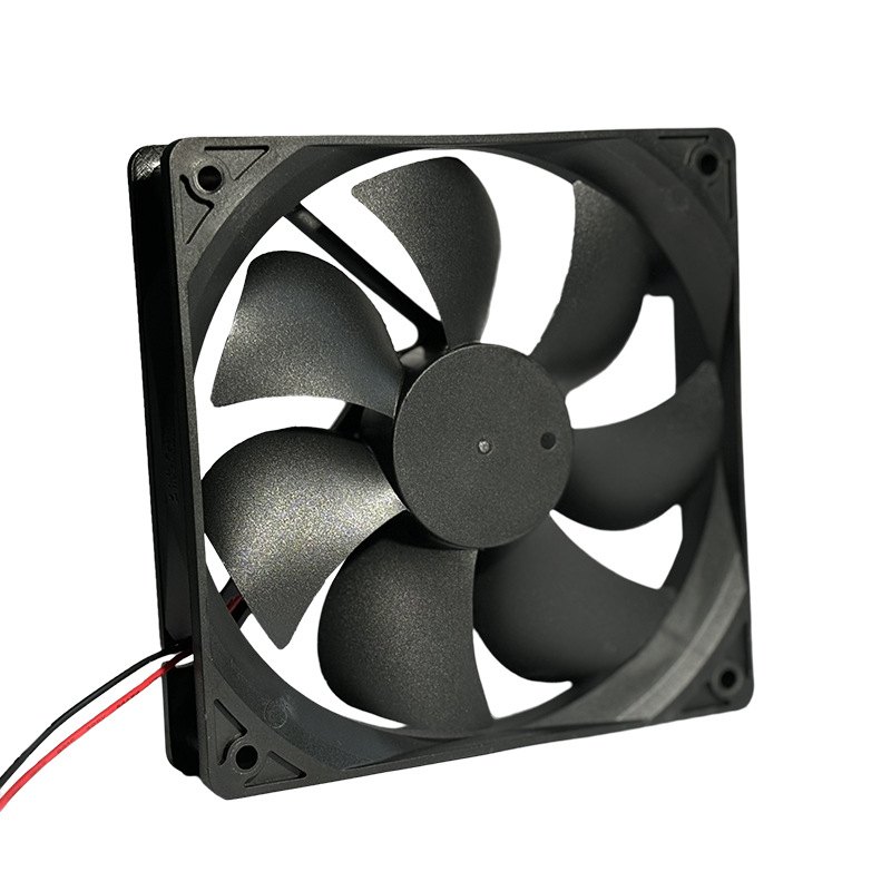 直流风扇双滚珠结构散热风扇12025含油家用电器DC12V电源风机风扇