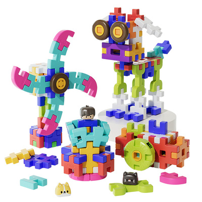 nukied纽奇拼插装搭接软积木