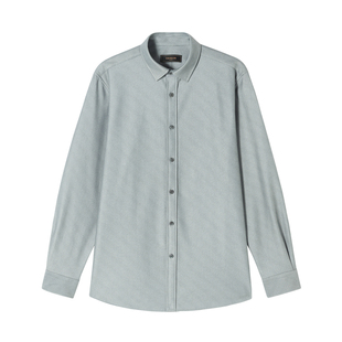 【夹层含羽绒】雅戈尔男士秋冬款保暖红外加绒商务长袖衬衫4774