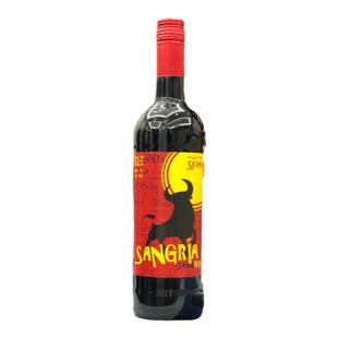 西班牙新桑格利亚果味酒11度整箱sangria甜红酒气泡酒750毫升瓶装
