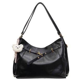 高级感复古女双肩包2026新款通勤大容量后背包多用单肩斜挎托特包