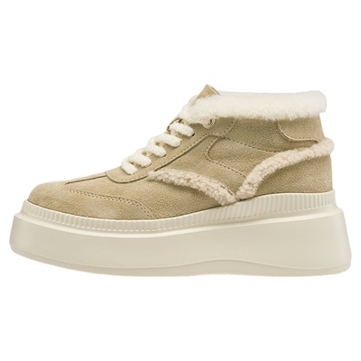 KISSCAT接吻猫厚底加绒雪地靴女