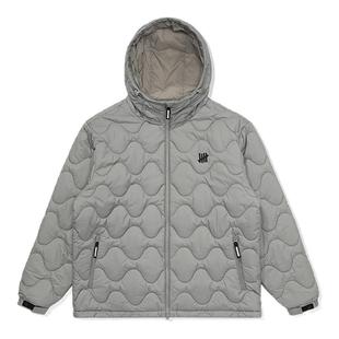 UNDEFEATED五条杠官方秋季新品休闲经典时尚潮流美式绗棉连帽棉服