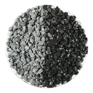 黑色砾石水洗石洗米白色石子碎小石头鱼缸造景日式庭院铺路石铺面