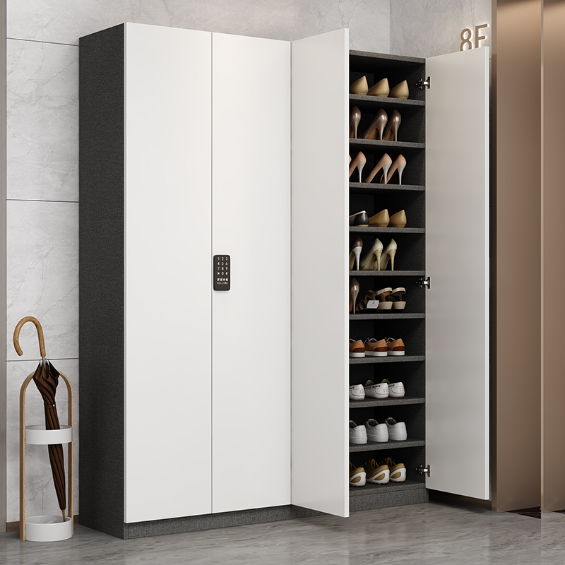 带密码锁鞋柜家用室内门口外楼道入户玄关一体靠墙大容量鞋架走廊