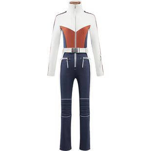 VECVEC高级连体滑雪服女款保暖弹力修身牛仔滑雪衣服专业滑雪装备