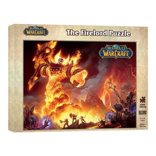 英文原版 World of Warcraft The Firelord Puzzle 魔兽世界 炎魔之王拉格纳罗斯拼图 游戏周边 暴雪 艾泽拉斯 进口英语原版书籍
