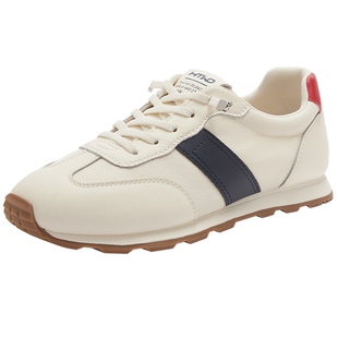 热风厚底德训鞋女鞋2025年冬季新款运动户外百搭慢跑鞋时尚休闲鞋