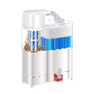 乌龟缸低水位过滤器龟缸过滤循环系统乌龟过滤粪便收集滴流盒过滤