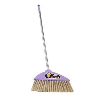 扫把软毛家用不锈钢扫地笤帚单个扫把4排丝魔法大号扫帚扫头发