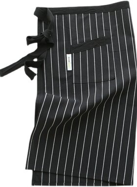 8301纯棉厨房工作服半身围腰围裙