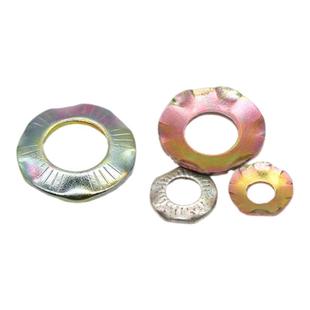 304不锈钢镀锌接地垫圈防滑锁紧爪垫花纹滚花蝶形蝶型垫片DIN6795