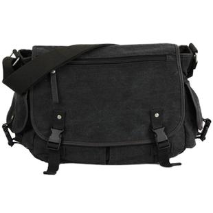 闰闰家男女通用复古帆布休闲包斜挎包文艺单肩包学院风书包邮差包