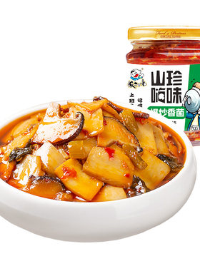 饭扫光野香菌下饭菜酱菜泡椒