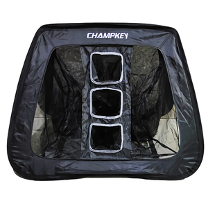 新高尔夫球双面切杆练习网挥杆室内外练习器击球距离训练网集球网