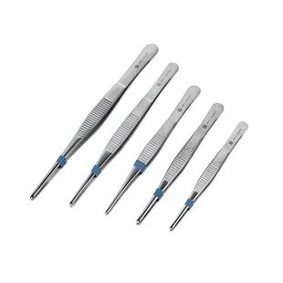 上海金钟医用敷料镊组织镊有钩镊齿镊长镊辅料镊防滑镊子手术器械