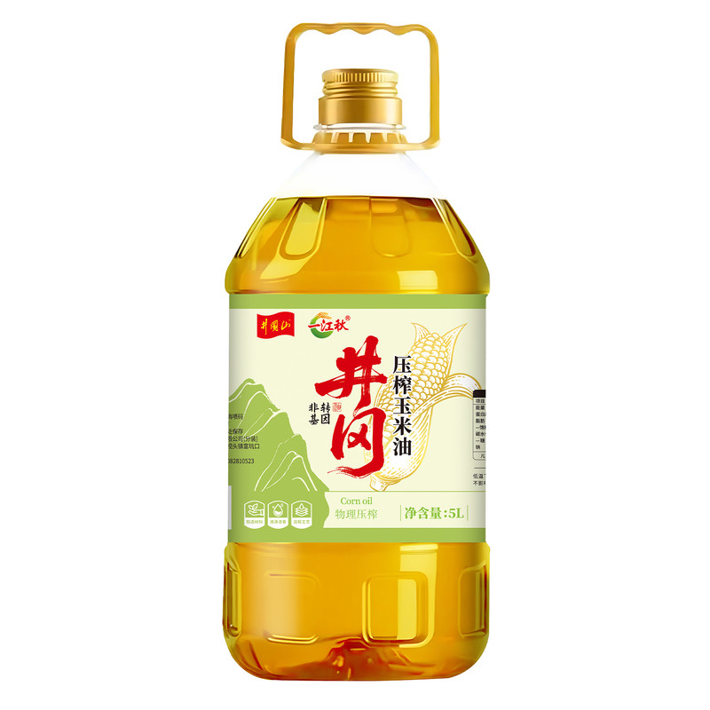 一江秋井冈山玉米胚芽油玉米油5L