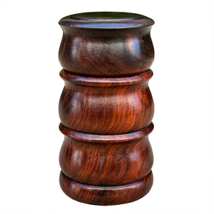 包邮红木牙签筒老挝大红酸枝木牙签盒缅甸花梨木牙签罐收纳盒摆件