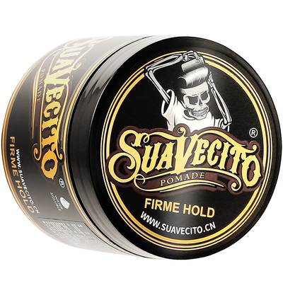 骷髅头复古发油黑金款