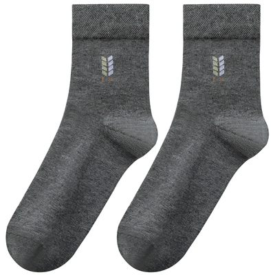 浪莎袜子男款纯棉四季商务防臭袜