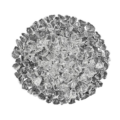 高透3A白水晶碎石消磁水晶纯净体