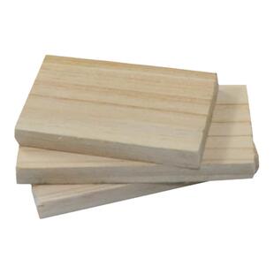 杉木块方形木片儿童diy 手工积木材料木板片手写绘画挂牌装饰吊牌