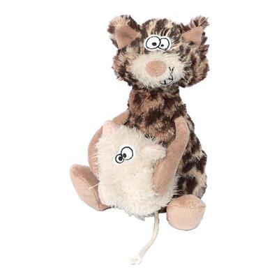 Beaststown 永远在一起 猫和老鼠毛绒玩具情侣纪念玩偶创意生日礼