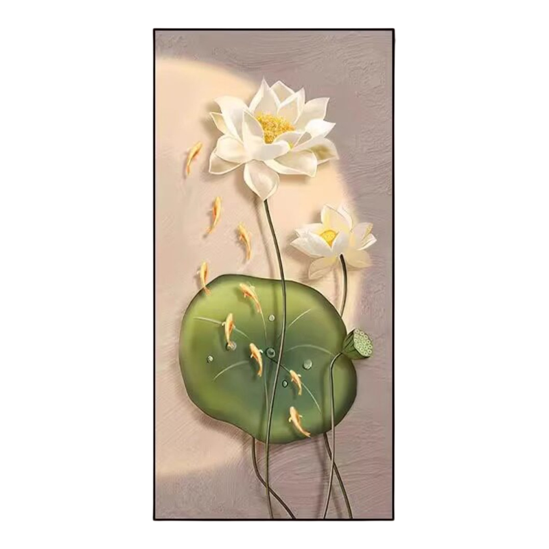 柿柿如意自粘装饰壁画入户玄关贴