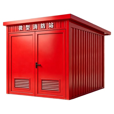 消防小间消防器材柜灭火消防室成品消防棚站消砂一体柜微型消防站
